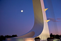 Full Moon at Sundial Bridge