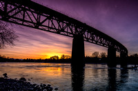 Railroad Bridge Sunrise 2